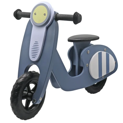 Afbeelding van Houten Loopfiets Balance Bike met Verstelbaar Zadel Mini Loopfietsje van Hout Loopscooter voor Jongens en Meisjes 1 &amp; 2 Jaar Roze