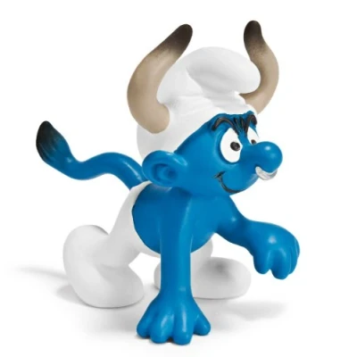 Afbeelding van Schleich 20721 figuur licentie Smurf Stier