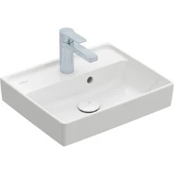 Afbeelding van Villeroy &amp; Boch Collaro fontein wit (45 x 37 cm) 1 kraangat, zonder