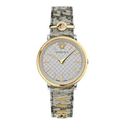 Afbeelding van Versace VE8104422 horloge vrouw Roestvrij Staal goud