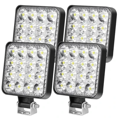 Afbeelding van HOSPAOP 4 stuks 12 V 48 W LED Offroad extra koplamp IP67 achteruitrijlicht verlichting voor tractor, graafmachine, SUV, UTV ATV