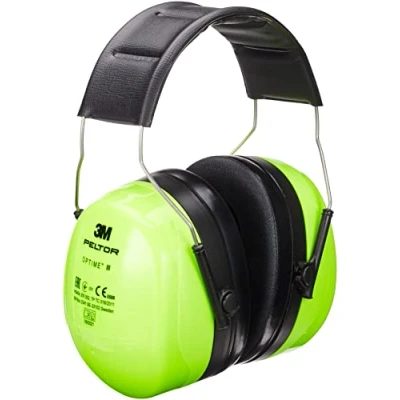 Image de 3M™ PELTOR™ Casque antibruit Bull&#039;s Eye™ III, référence H540A 441, Vert Neon, Taille unique