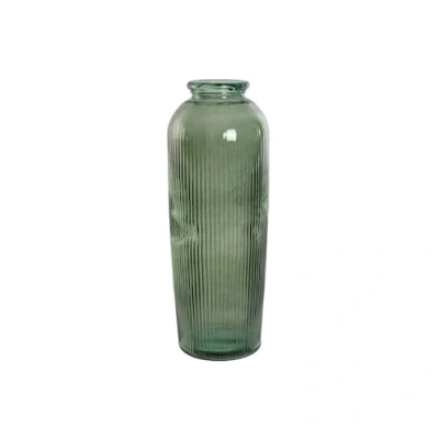 Afbeelding van Vaas Home ESPRIT Groen Gerecycled glas 30 x 72 cm