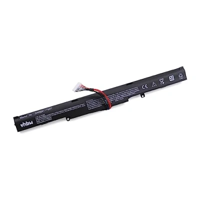 Afbeelding van vhbw Li Ion batterij voor laptop vervangt A41 X550E, compatibel met ASUS F550D, F751L, F751LX, X750L, F750L, F751M, R752L, F550Z (2600mAh, 14,4V)