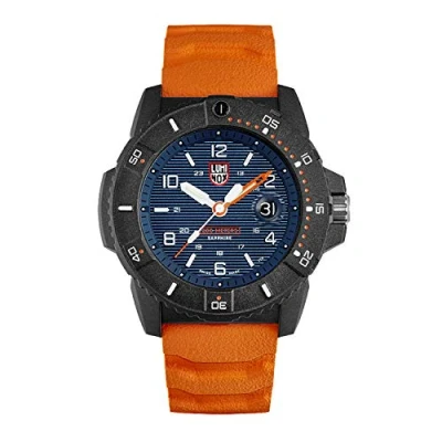 Afbeelding van Luminox Navy Seal XS.3603 herenhorloge 45 mm duikhorloge in oranje/blauw met datumfunctie tot 200 m waterdicht, zwart, Sea Serie, zwart., mm, Serie