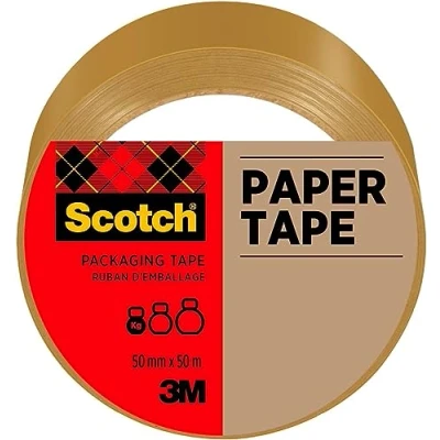 Afbeelding van Verpakkingstape Scotch P5050 50mmx50m bruin papier