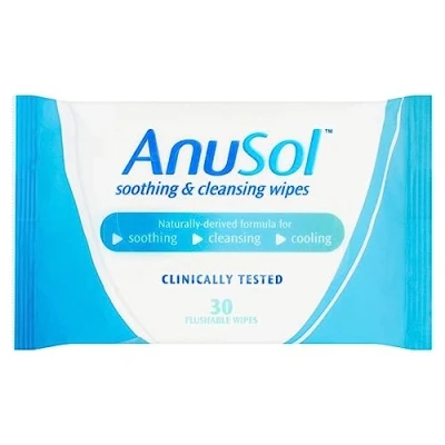 Afbeelding van Anusol Kalmerende en reinigingsdoekjes, 30 stuks (1 stuk)