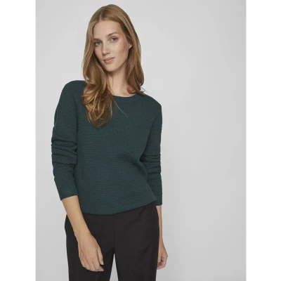 Afbeelding van VILA Trui Dalo Donker groen XS