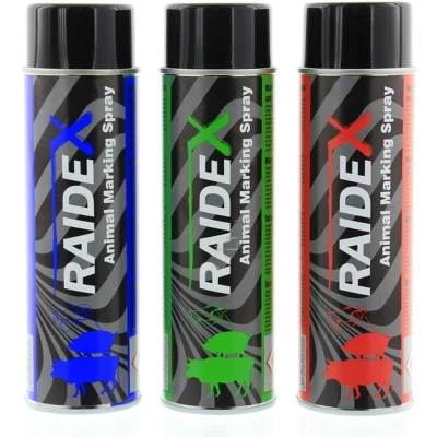 Afbeelding van Raidex Merkspray Rundvee / Varkens (500 ML) Groen
