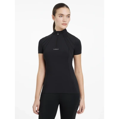 Image de LeMieux Baselayer Mia Mesh Manches Courtes NoirVendu par Agradi