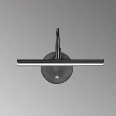 Afbeelding van LED wandlamp Nami met schakelaar, CCT, zandzwart