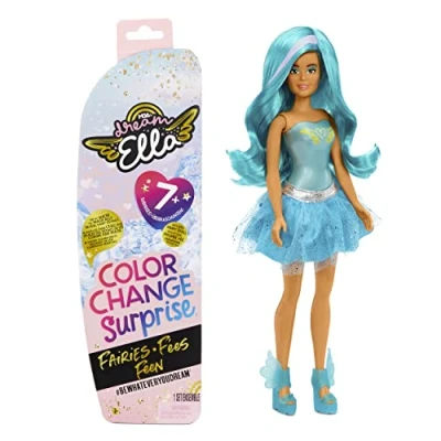Image de Dream Ella Fée avec Changement de Couleur Poupée Mannequin Bleue 29cm