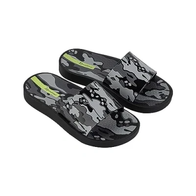 Afbeelding van Ipanema Urban V Slide Kids slipper, uniseks, kinderen, zwart/grijs.