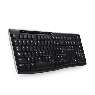 Afbeelding van Logitech Wireless Keyboard K270 toetsenbord Universeel RF Draadloos QWERTZ Tsjechisch Zwart