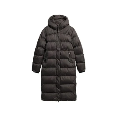 Afbeelding van Superdry MICROFIBRE LONGLINE PUFFER JKT Dames Jas Maat L