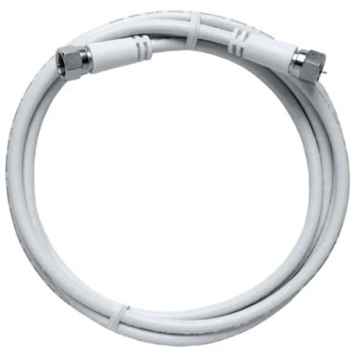 Afbeelding van Axing Satelliet Aansluitkabel [1x F stekker 1x stekker] 1.50 m 85 dB Wit