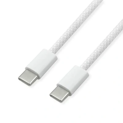 Afbeelding van VALUE USB 2.0 Kabel, Type C C, M/M, 60W, wit, 1 m