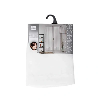 Afbeelding van DOUCEUR D&#039;INTERIEUR Panama Sommina Matras beschermer, 90 x 190 cm, polyester katoen, grijs