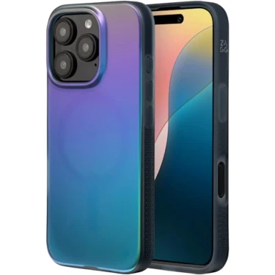 Afbeelding van ZAGG Milan Snap Mag iPhone 16 Pro Hoesje raven feather
