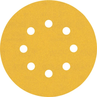 Image de BOSCH 2608900809 Feuille abrasive Expert C470 Best for Wood and Paint, diamètre 125 mm, grain 240, 8 trous (5 pcs)