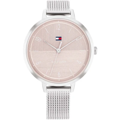 Afbeelding van Tommy Hilfiger Horloge silvercoloured/pink, Dames, Maat: One Size, Silver coloured/pink