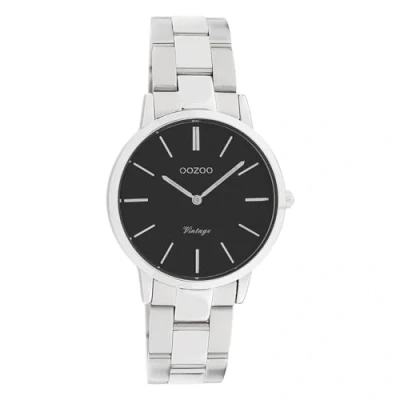 Afbeelding van OOZOO Timepieces zilverkleurige horloge met roestvrijstalen armband C20043