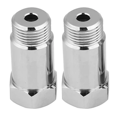 Afbeelding van 2 stuks Zuurstofsensor Adapter 45 mm M18 x 1,5 Universele Motor Licht Verwijdering O2 Afstandhouder Isolator voor Uitlaatsystemen