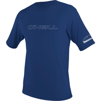 Afbeelding van O&#039;Neill Heren Basis Skins Korte Mouw Zon Rash T shirt Navy