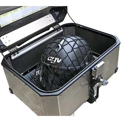 Afbeelding van TrunkExpert Spinnet voor Givi Trekker Outback 38 l, robuust kofferopbergnet, elastisch bagagenet, nettas motorfiets