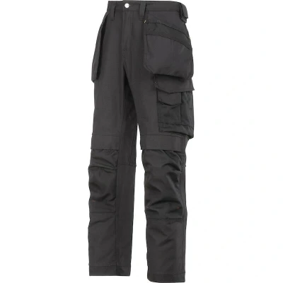 Afbeelding van Snickers canvas+ Werkbroek Met holsterzakken Zwart maat 48