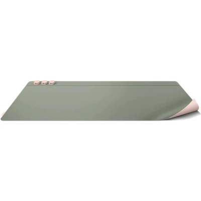 Afbeelding van Uniq Hagen Reversible Bureau onderlegger Blush Pink / Mist Green