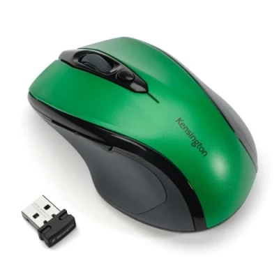 Afbeelding van Kensington Pro Fit® Draadloze Muis Ergonomisch Ontwerp Inclusief Batterijen Emerald Groen