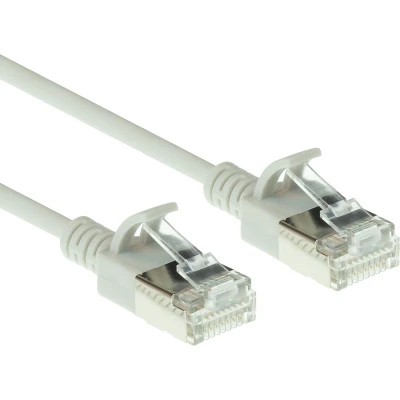 Afbeelding van ACT DC7010 LSZH U/FTP CAT6A Datacenter Slimline Patchkabel Snagless RJ45 Connectoren Grijs 10 meter