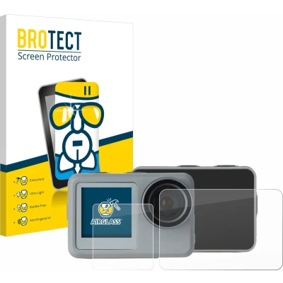 Afbeelding van BROTECT Screenprotector voor Rollei Actioncam 9s Plus Folie Beschermfolie Beschermglas transparant