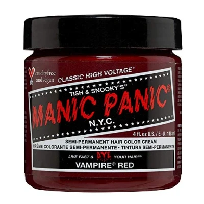 Afbeelding van Manic Panic Vampire Red Classic Crème, Veganistisch, Proefdierenvrij, Semi Permanente Haarverf, 118 ml