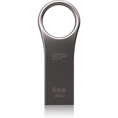 Afbeelding van Silicon Power J80 Jewel USB Pendrive 64GB 3.0 Titanium