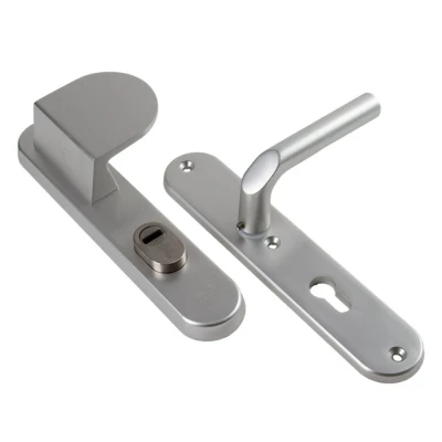 Afbeelding van AMI veiligheidsbeslag duwer/kruk PC 72 RS met kerntrekbeveiliging (afgerond) SKG***
