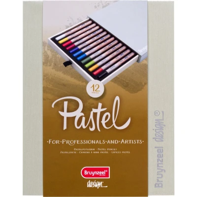Afbeelding van Kleurpotloden Bruynzeel 8840 Design pastel 12stuks assort