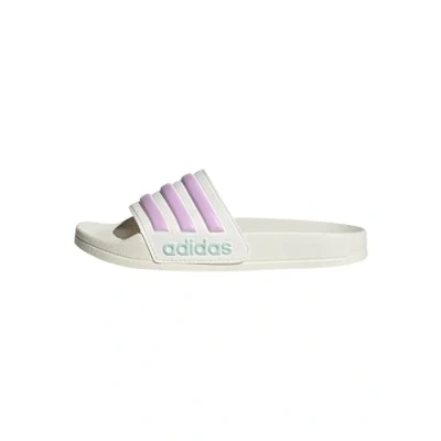 Afbeelding van adidas Adilette Shower slippers, uniseks, kinderen, Off Wit/Bliss Lilac/Halo Mint, 28 EU