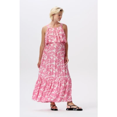 Image de Maxi Zwangerschapsjurk met voedingsfunctie Han Rosebloom Big Flower L
