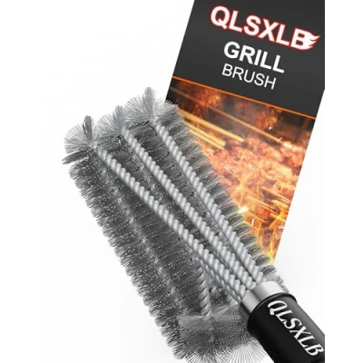 Afbeelding van QLSXLB Roestvrijstalen reinigingsborstel voor gasbarbecue, houtskool en elektrische barbecue