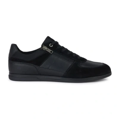Afbeelding van Geox Renan Sneakers laag, Heren, Maat: 42, Black Leer