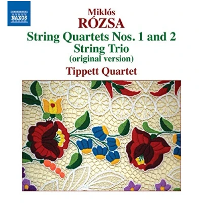 Afbeelding van Tippett Quartet Rozsa; String Quartets Nos. 1 &amp; 2 (CD)