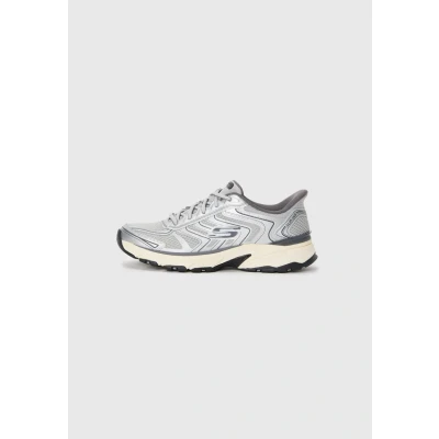 Afbeelding van Skechers Hands Free Slip In Stamina Sport heren sneaker Zilver Maat 44