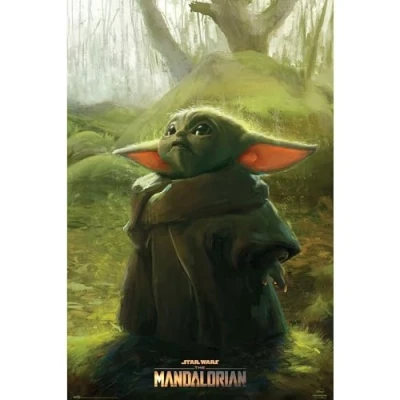 Afbeelding van Grupo Erik The Mandalorian Maxi Poster Child Art (Diversen) Nieuw