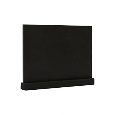 Afbeelding van Europel krijtbord liggend Tafelmodel A5 Zwart Hout