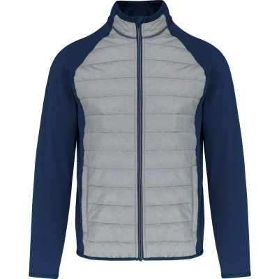 Afbeelding van PROACT Sportjas in twee stoffen PA233 Marl Grey / Sporty Navy