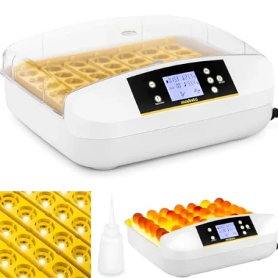Afbeelding van incubato Egg Incubator 32 eieren ingebouwde schouwer volledig automatisch broedmachine