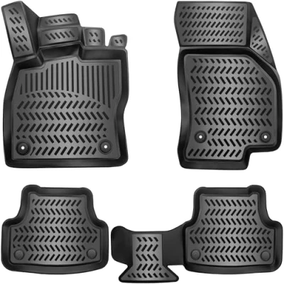 Afbeelding van ELMASLINE 3D rubberen matten voor Skoda Kodiaq 2 vanaf 2024 Accessoires vloermatten