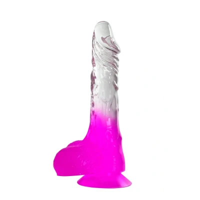 Afbeelding van Jelly Dildo Fade Out Paars